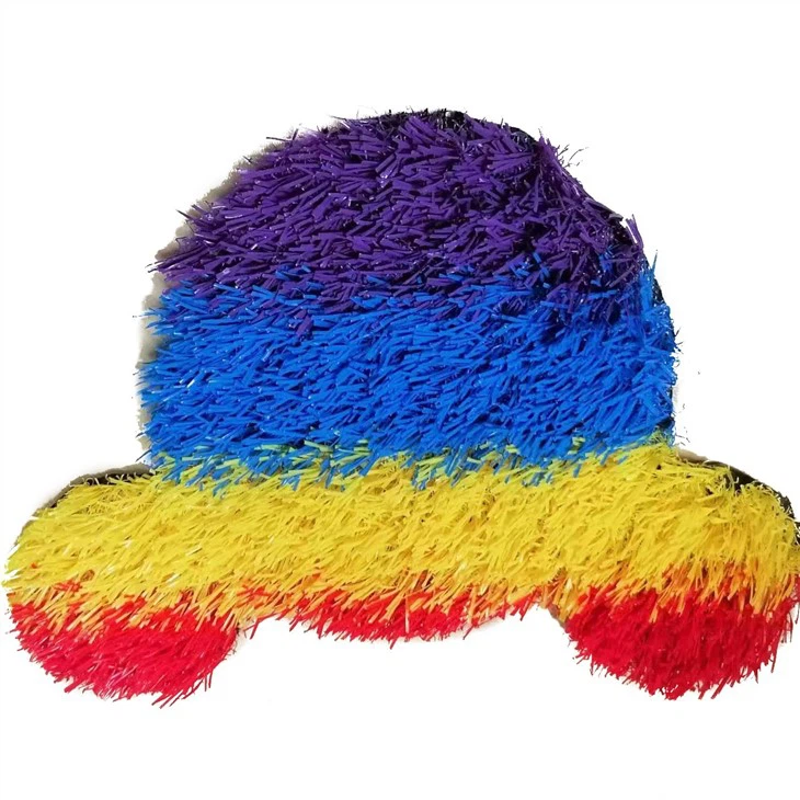 colorful artificial grass diy